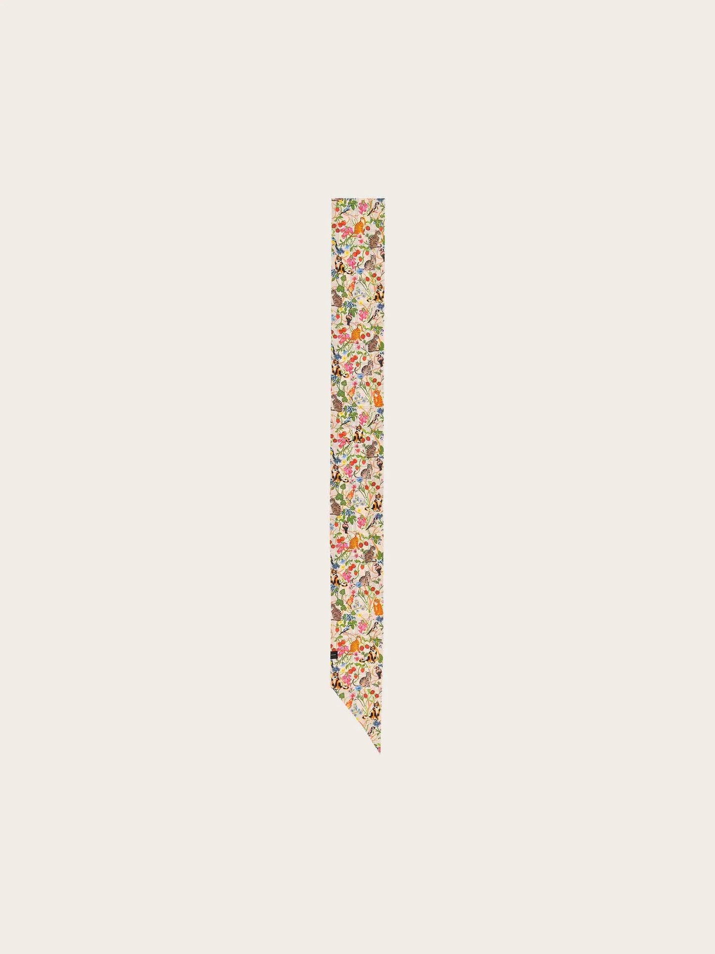 FRAAS Silk Plaid Check / Animal Print Twilly