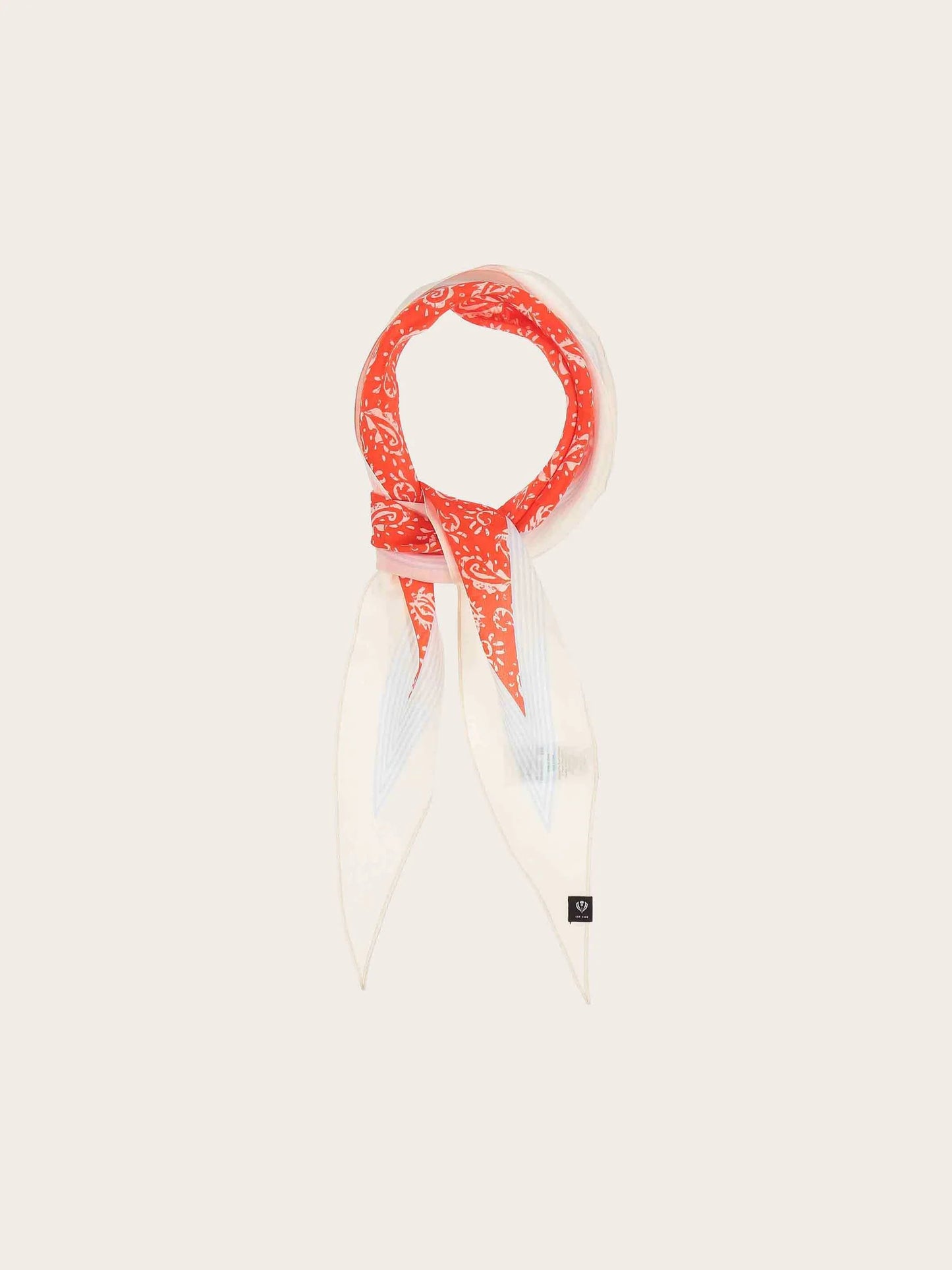 FRAAS Paisley Print Diamond Shaped Scarf