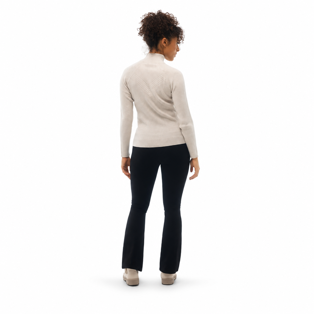FIG ASTRA 1/2 Zip Fitted Sweater