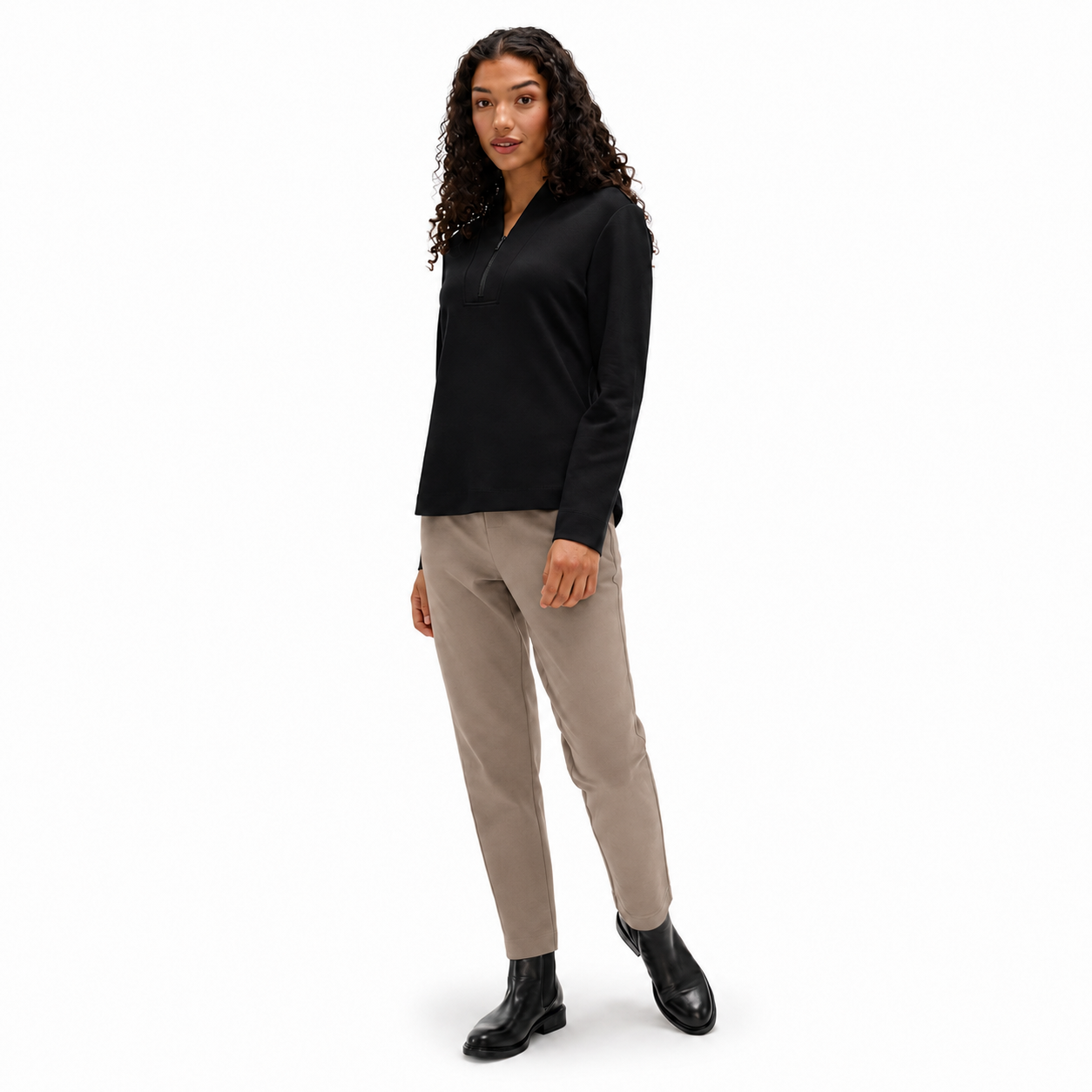 FIG ELIN 1/4 Zip Top