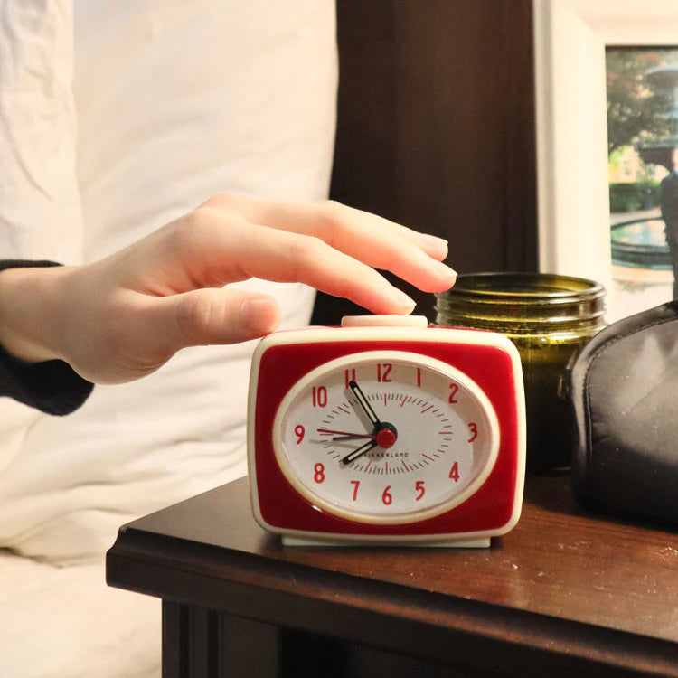 Kikkerland Small Classic Alarm Clock