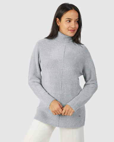 FIG NAKA Long Sweater Style #BLJ22904-C Fig