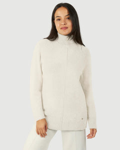 FIG NAKA Long Sweater Style #BLJ22904-C Fig