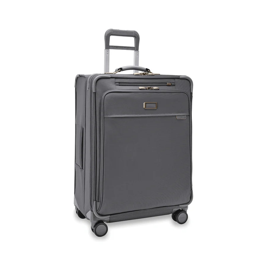 Grey Briggs & Riley Baseline Medium 26" Expandable Spinner medium size suitcase