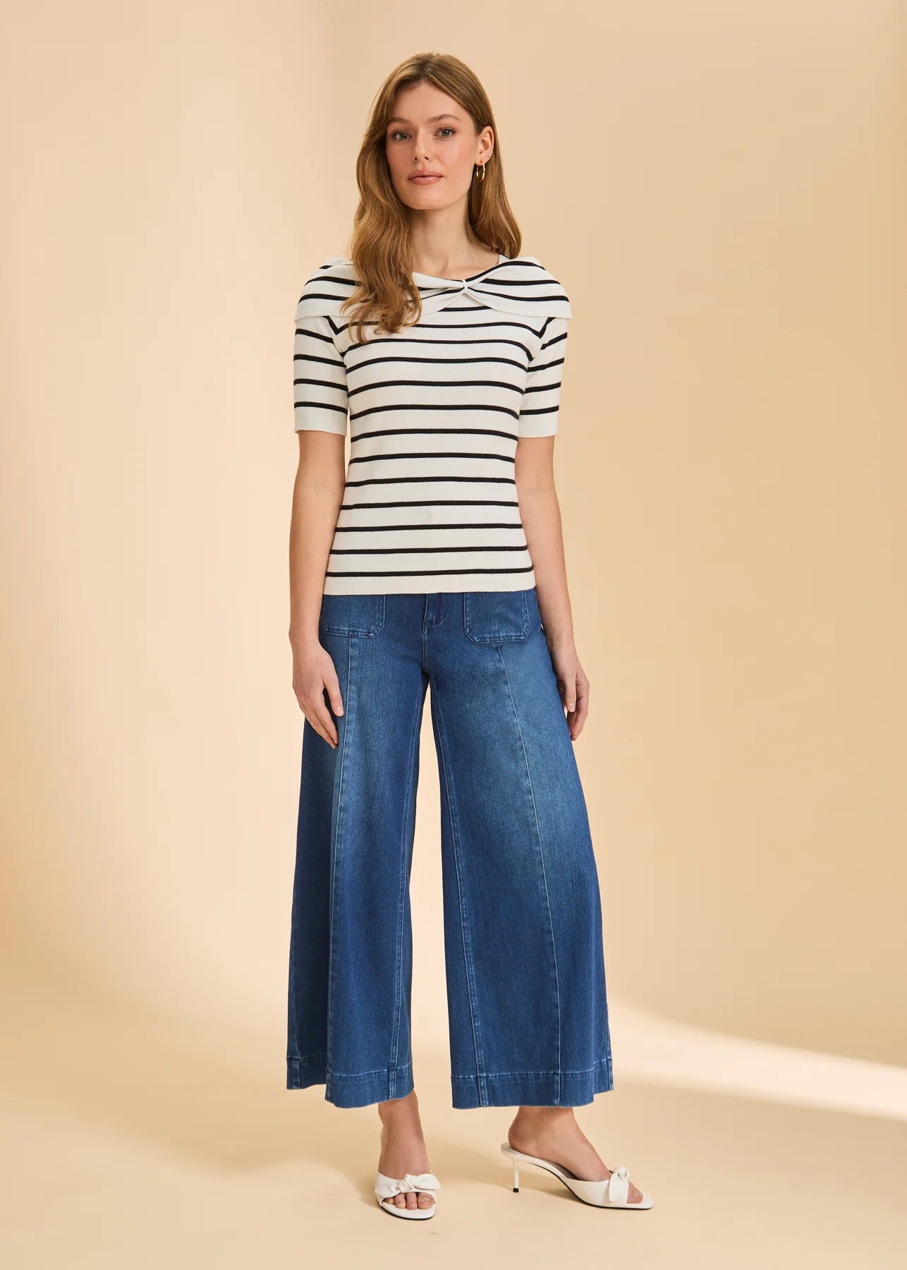 FDJ Striped Boatneck Sweater, Style #1193764