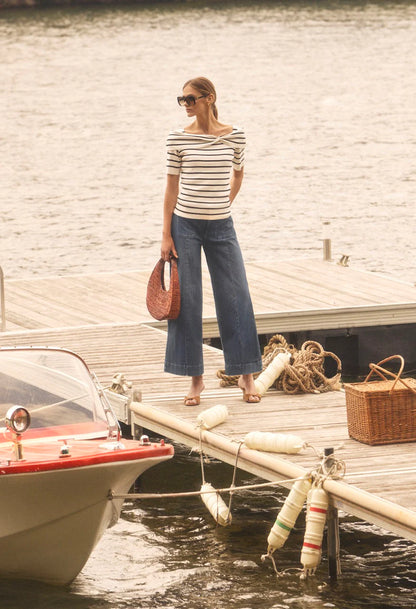 FDJ Striped Boatneck Sweater, Style #1193764