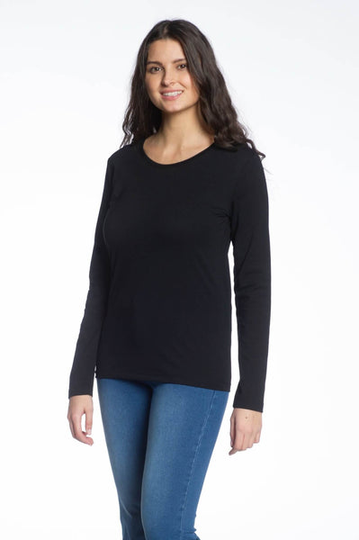 DKR & Co. Long Sleeve Crew Neck Top, Style #CT-SLV