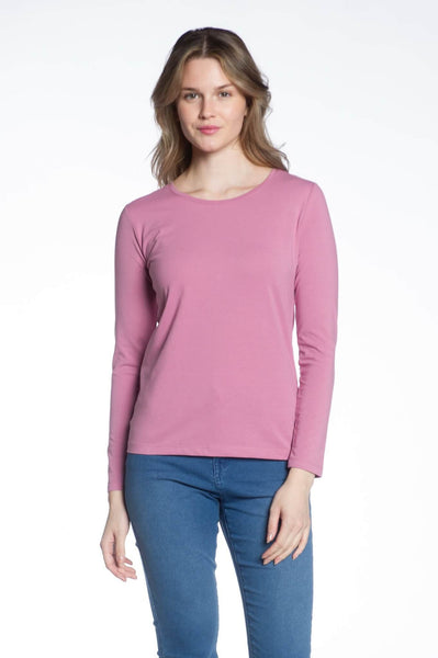 DKR & Co. Long Sleeve Crew Neck Top, Style #CT-SLV