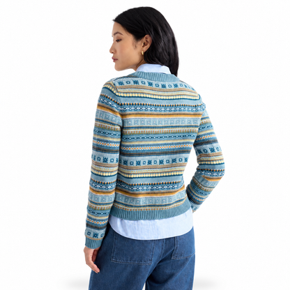 Seasalt Cornwall Cove Cottage Fair Isle Cardigan