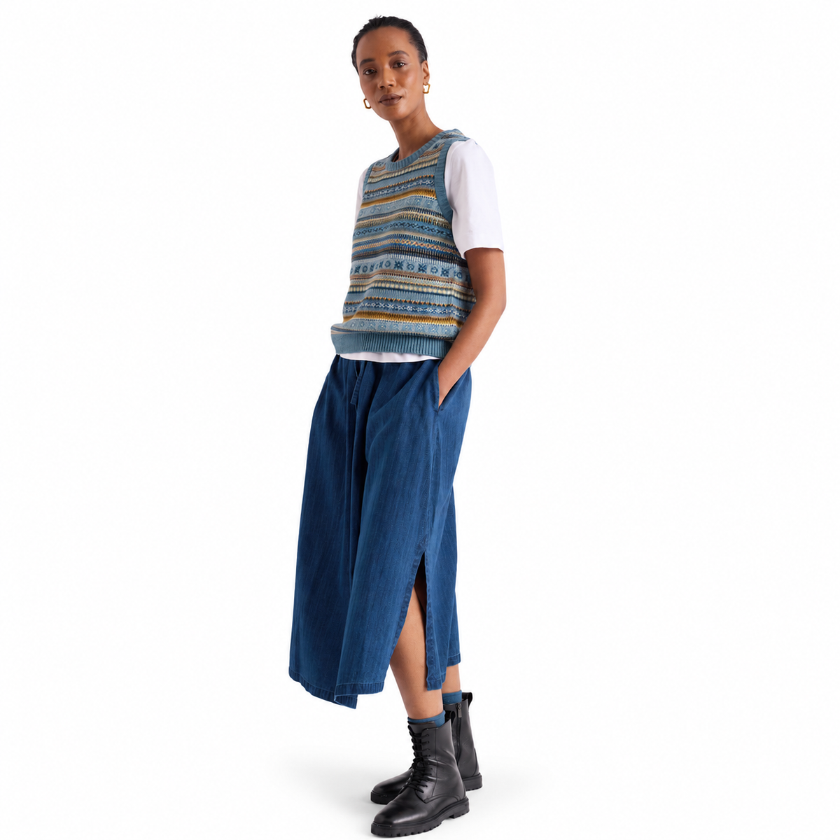 Seasalt Cornwall Cove Cottage Knitted Vest