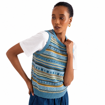 Seasalt Cornwall Cove Cottage Knitted Vest