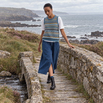 Seasalt Cornwall Cove Cottage Knitted Vest