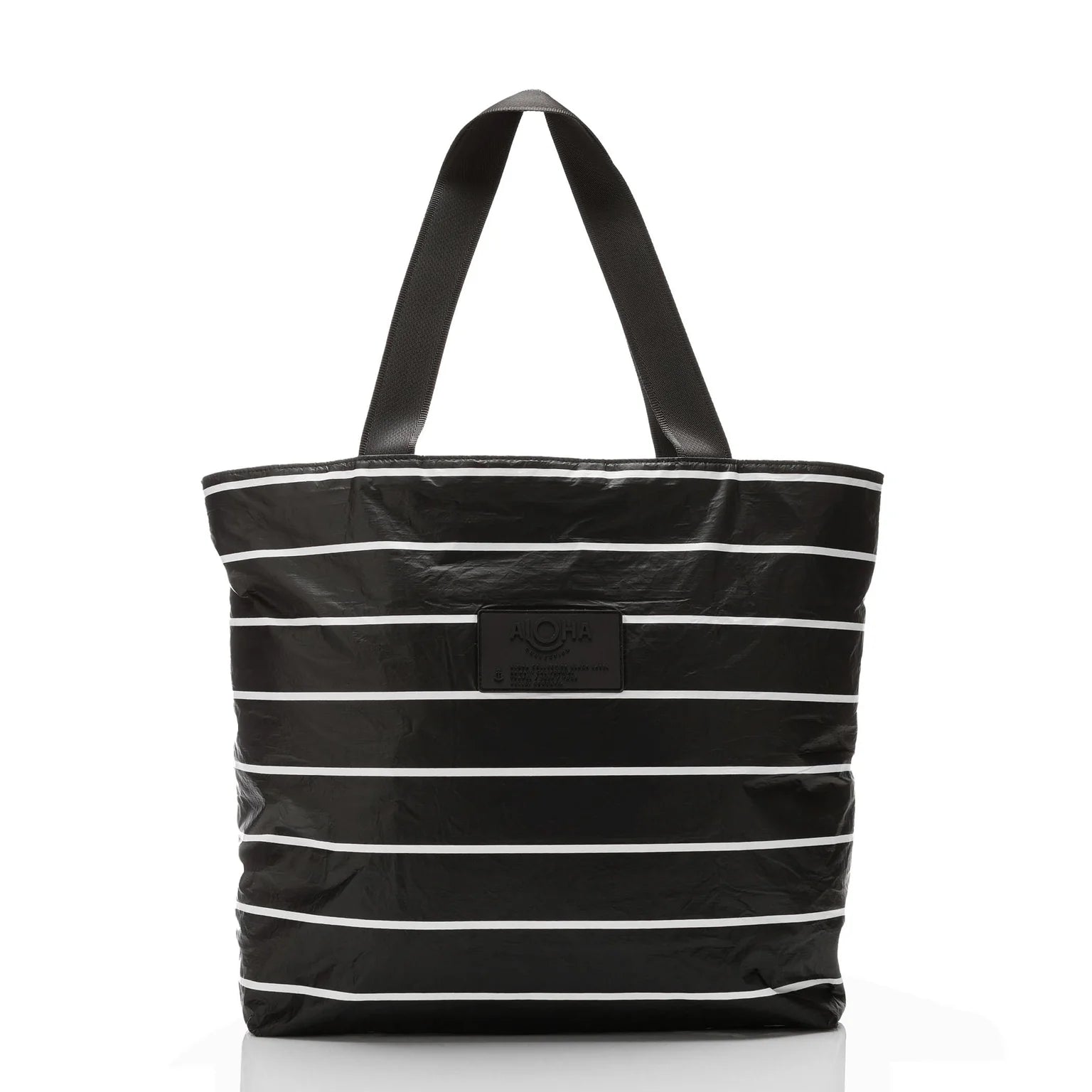 Aloha Pinstripe Day Tripper in White on Black Aloha