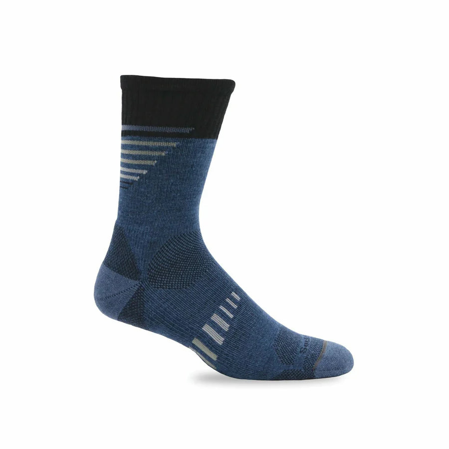 Sockwell Men's Ascend II Crew | Moderate Graduated Compression Socks, Style #CT36M