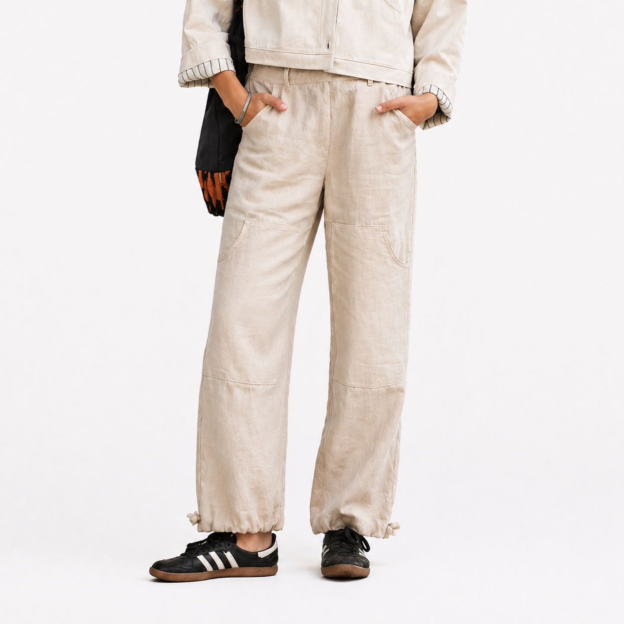 Nomi Design Eva Linen Cargo Pants