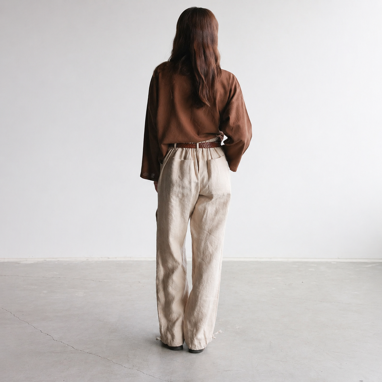 Nomi Design Eva Linen Cargo Pants