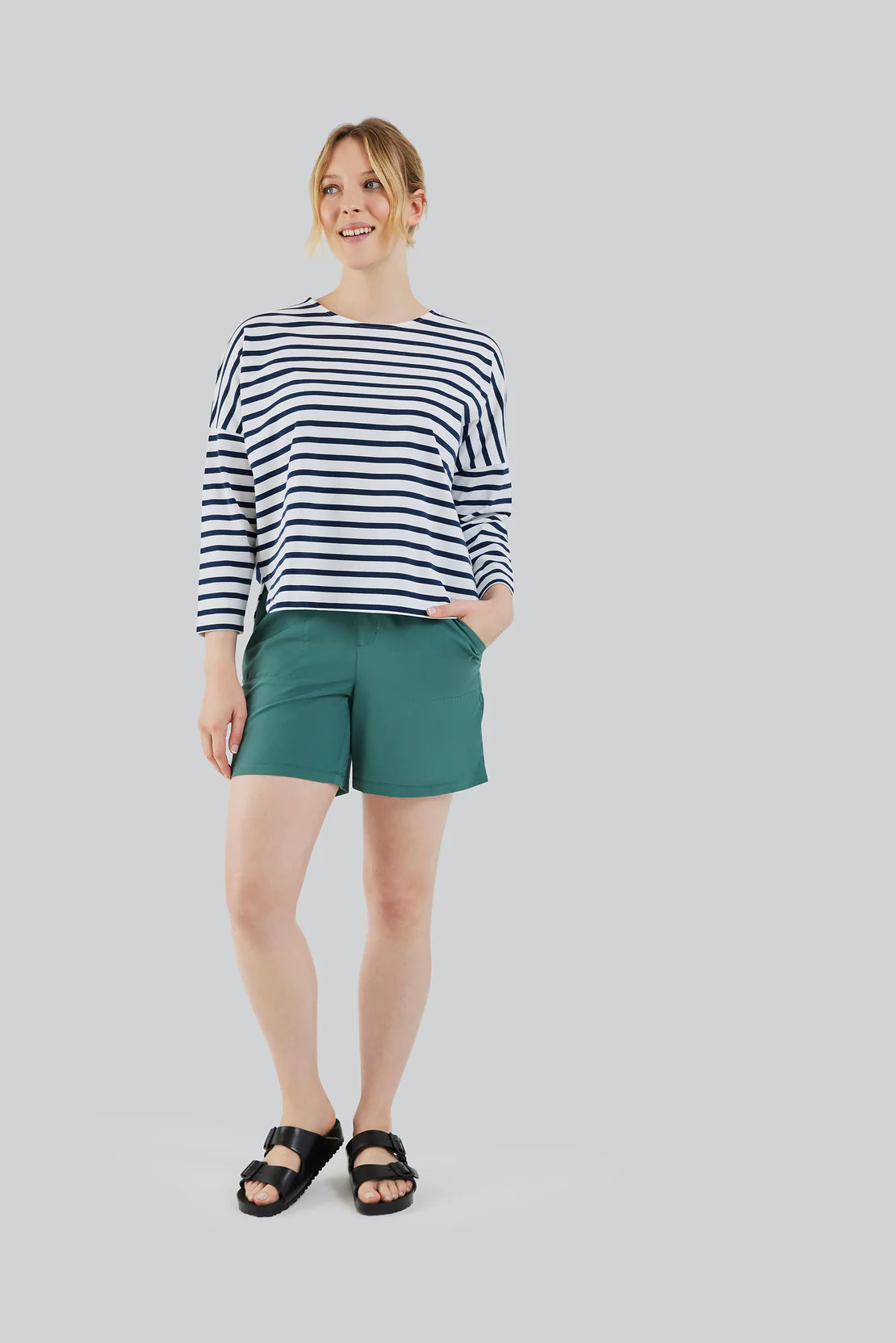 FIG NEWPORT 7/8 Sleeve Breton Top, Style #INC39101-O