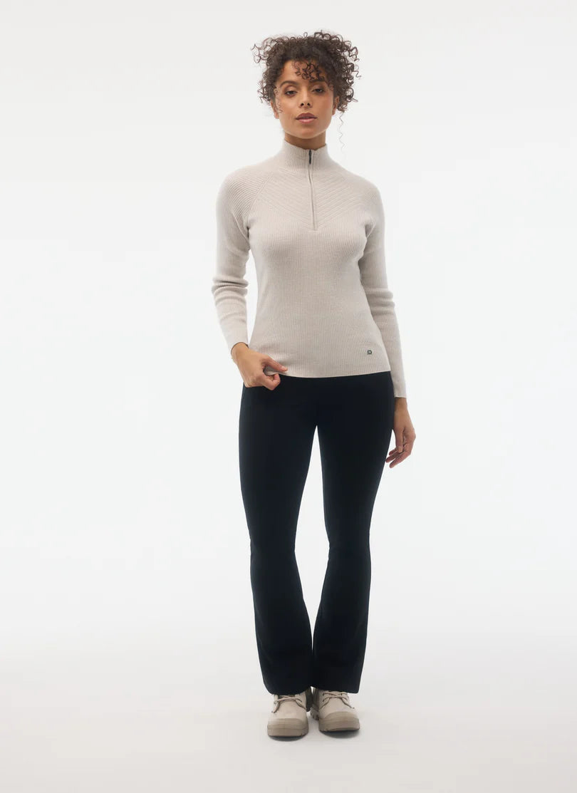 FIG ASTRA 1/2 Zip Fitted Sweater, Style #FKG10675-C