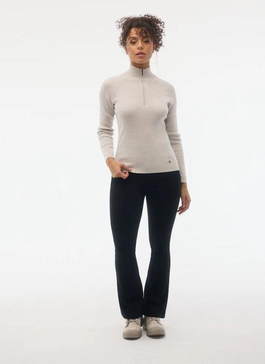 FIG ASTRA 1/2 Zip Fitted Sweater, Style #FKG10675-C