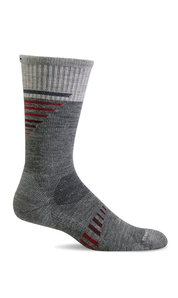 Sockwell Men's Ascend II Crew | Moderate Graduated Compression Socks, Style #CT36M