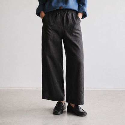 Nomi Designs Jean Linen Capri