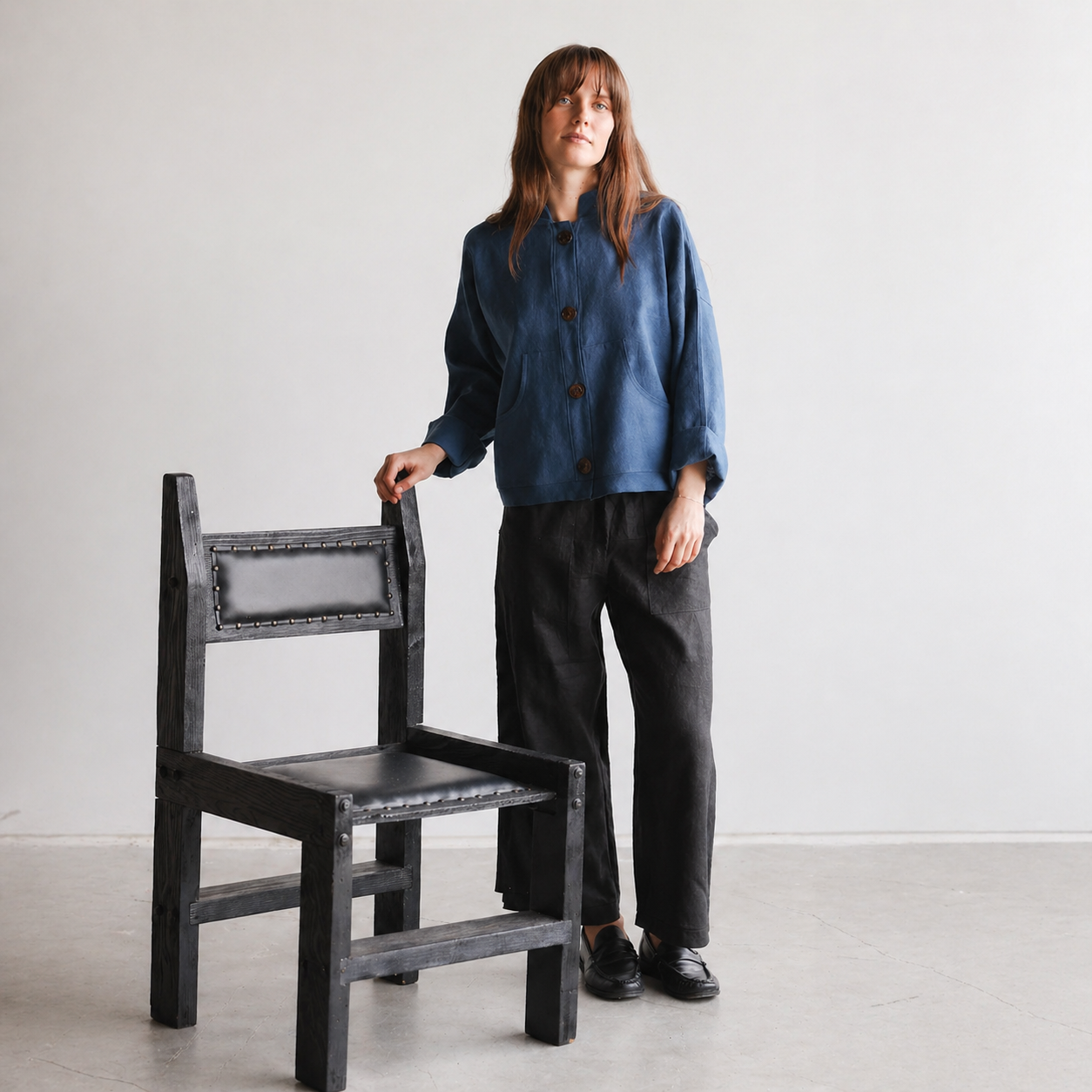Nomi Designs Jean Linen Capri