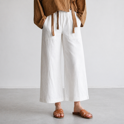 Nomi Designs Jean Linen Capri