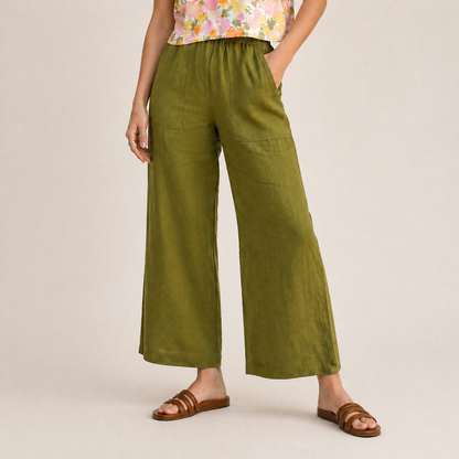 Nomi Designs Jean Linen Capri