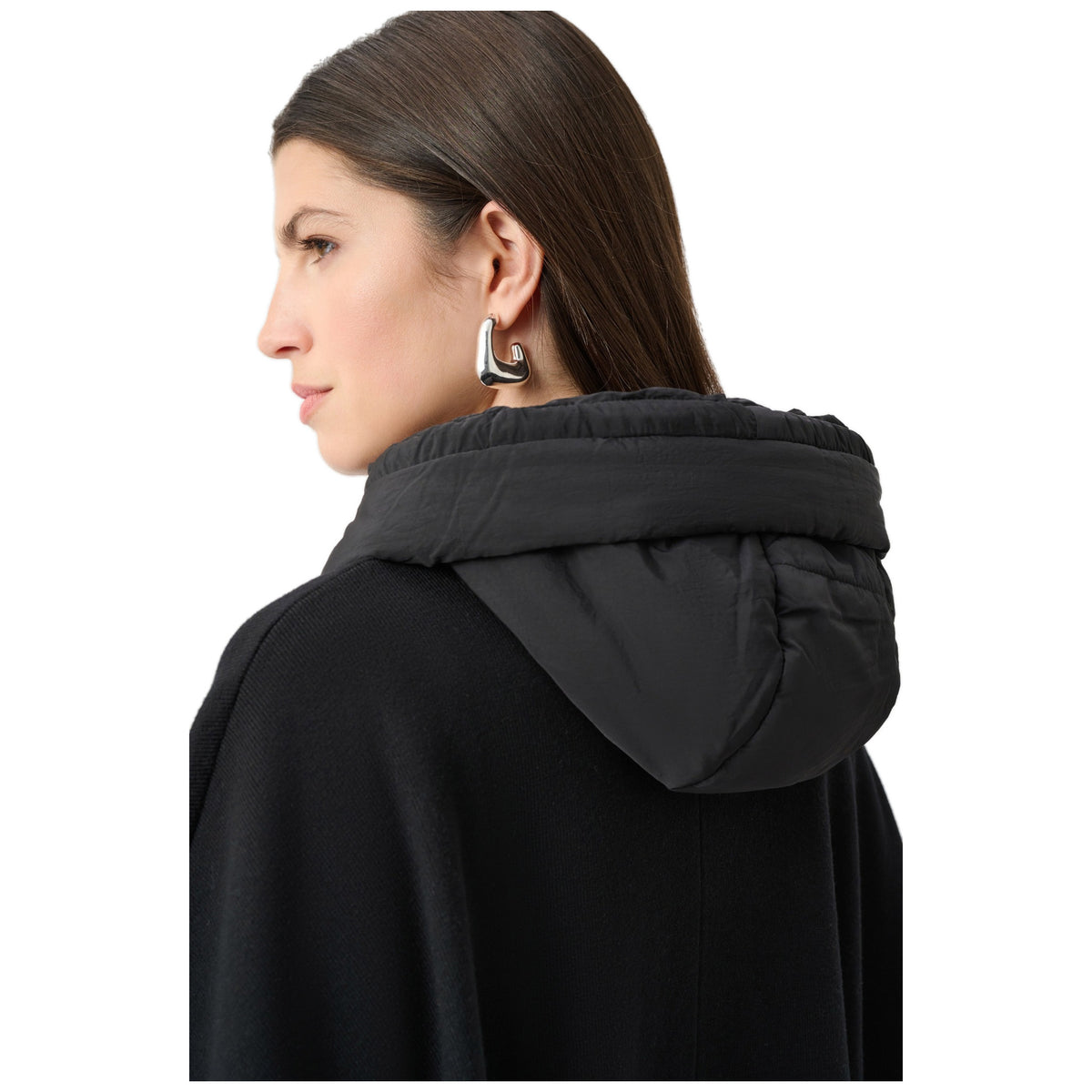 Joseph Ribkoff Sweater Knit Quilted Poncho Jacket Style 263627