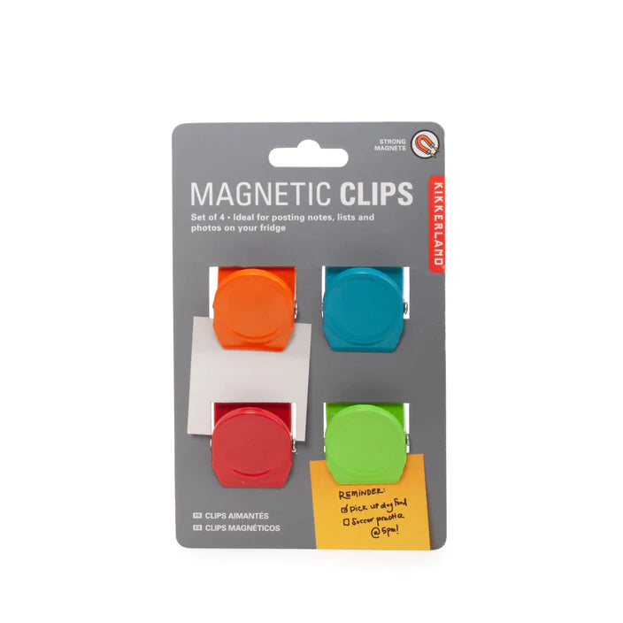 Magnet Clips, Set of 4 Style MG91 Kikkerland
