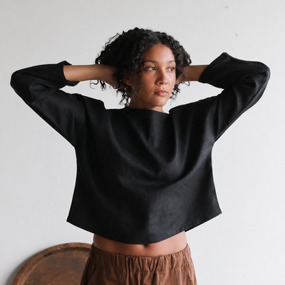 Nomi Designs Madison Linen Top