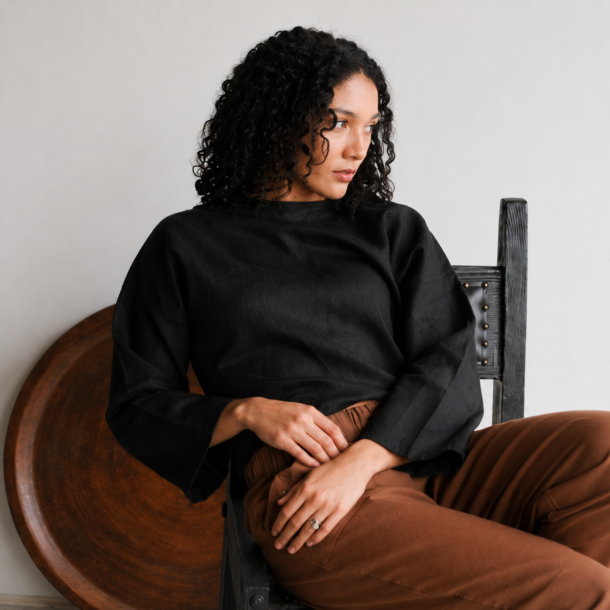 Nomi Designs Madison Linen Top