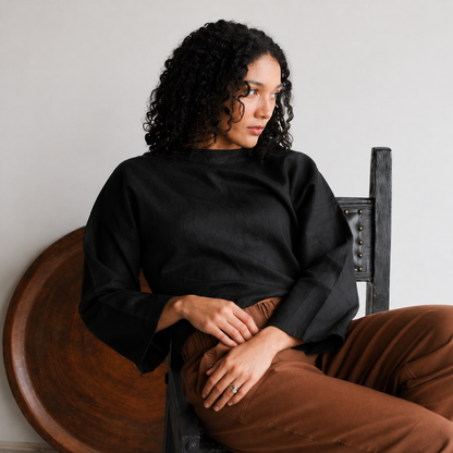 Nomi Designs Madison Linen Top
