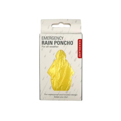 Kikkerland Emergency Rain Poncho, Style #PO01-A