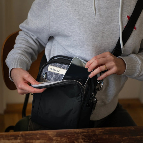 Pacsafe® LS100 Anti-Theft Crossbody Bag, Style #40131
