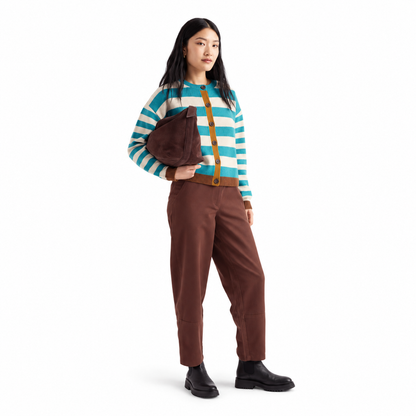 Seasalt Cornwall Pinwell Striped Cardigan Made With Lambswool