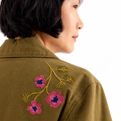 Seasalt Cornwall Porth Embroidered Floral Jacket