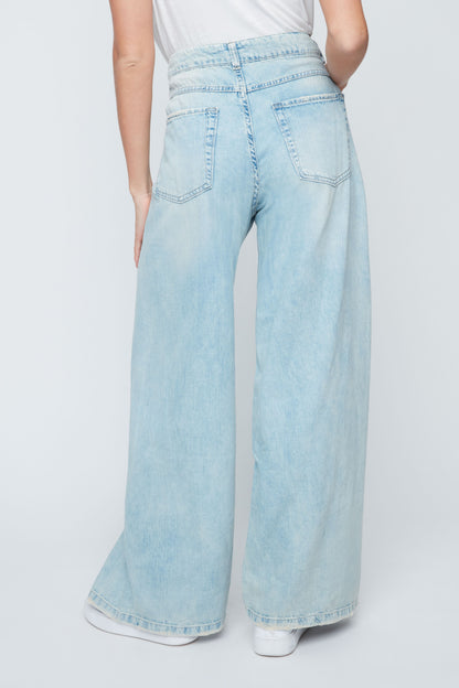 Renuar Bleached Denim Pant, Style #R11063D