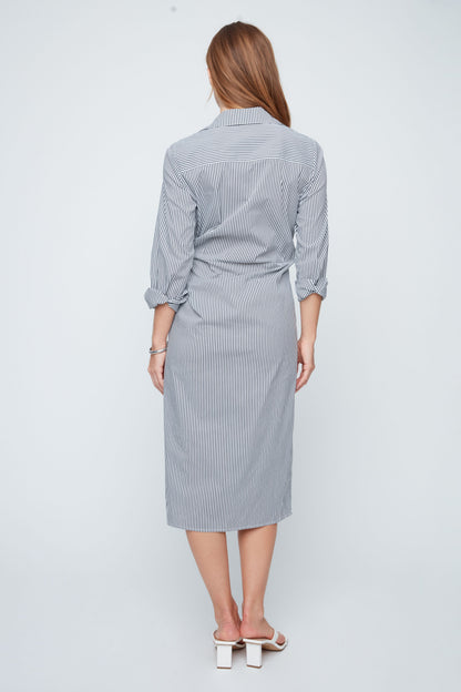 Renuar Harbour Wrap Dress, Style R4363