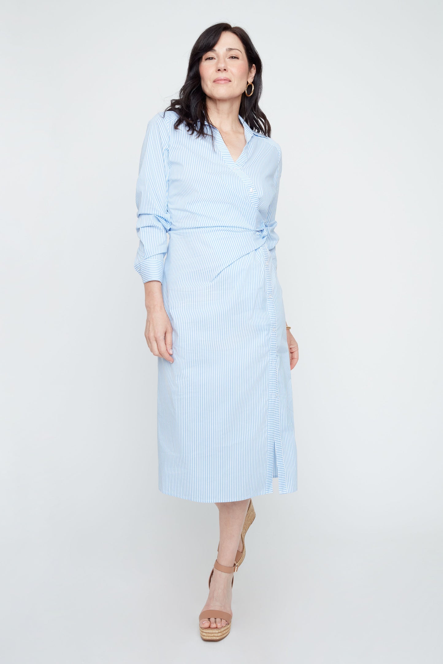 Renuar Harbour Wrap Dress, Style R4363