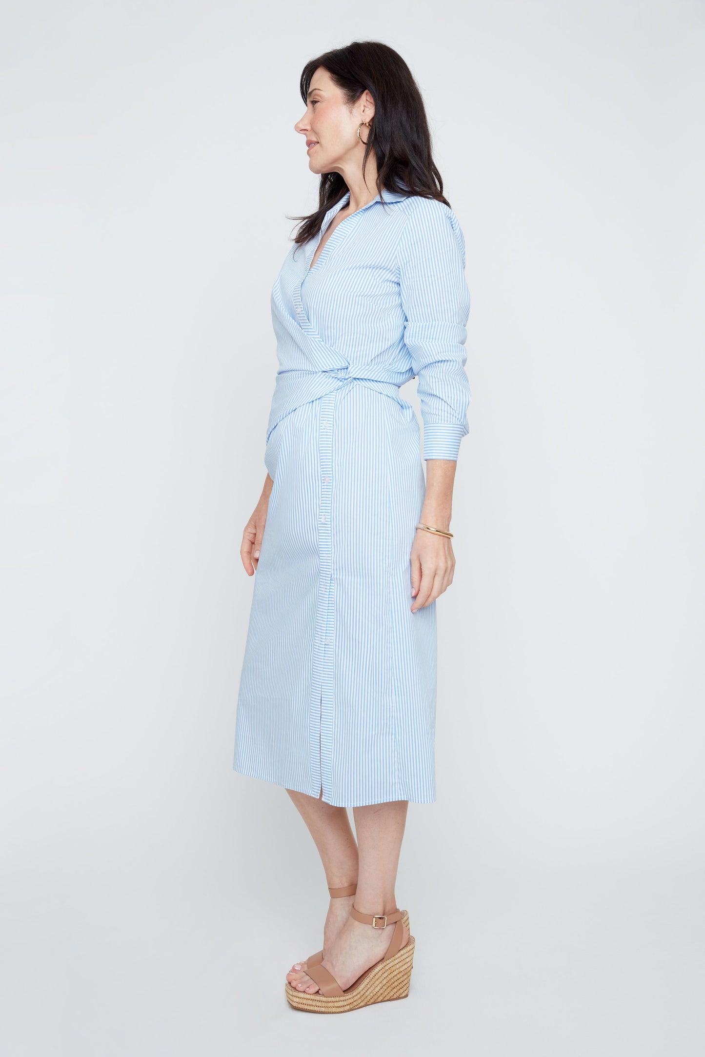 Renuar Harbour Wrap Dress, Style R4363