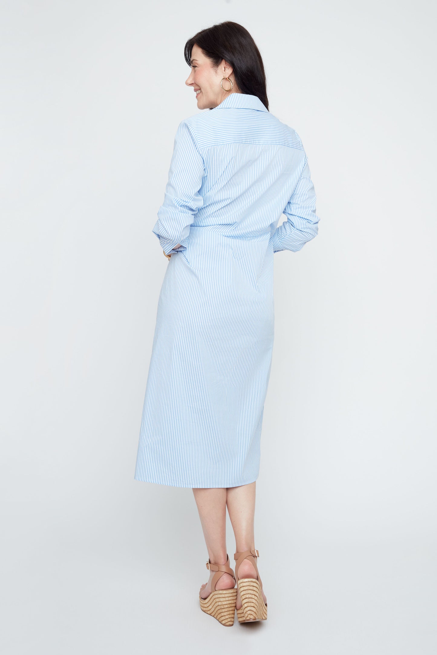 Renuar Harbour Wrap Dress, Style R4363