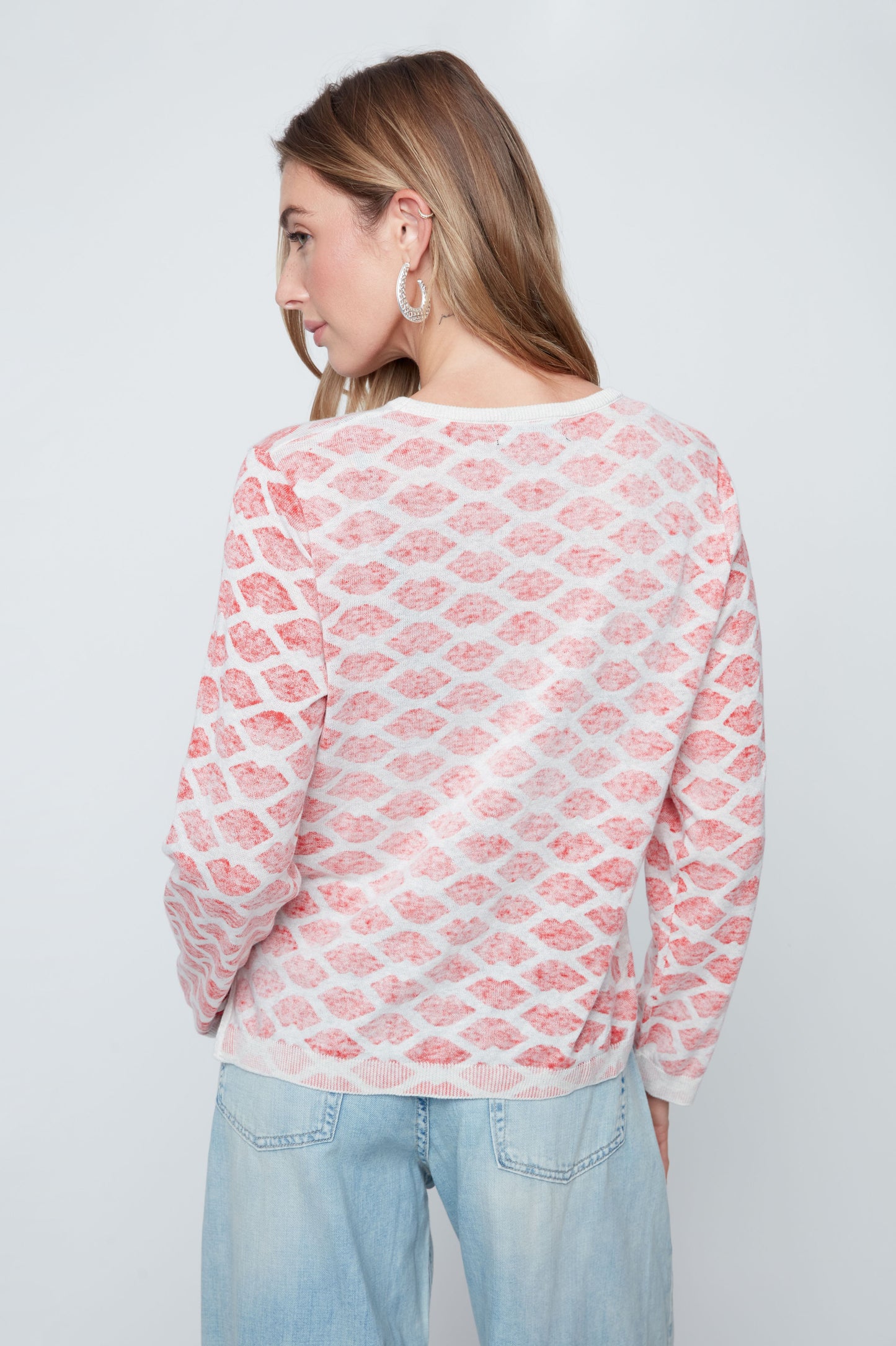 Renuar Knit "Lips" Sweater, Style #R6977