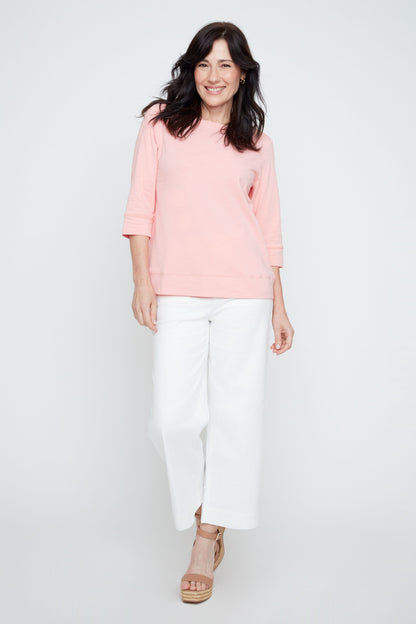 Renuar 3/4 Sleeve Knit Top, Style #R7810