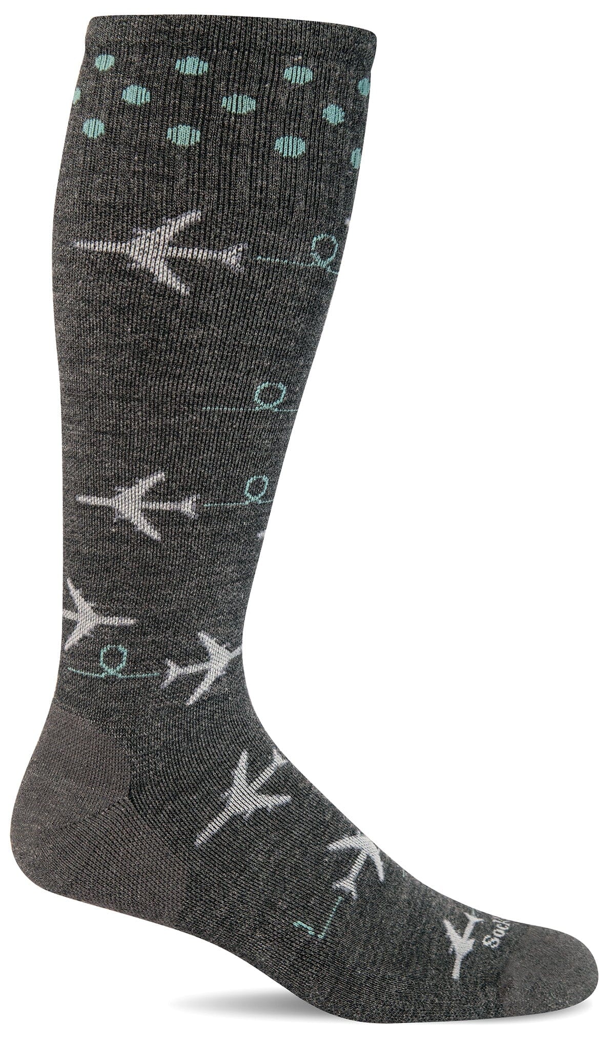 Sockwell Women's In Flight Fun | Moderate Graduated Compression Socks, Style #SW175W