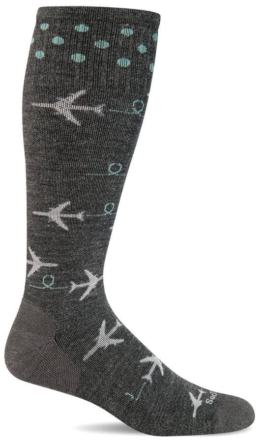 Sockwell Women's In Flight Fun | Moderate Graduated Compression Socks, Style #SW175W