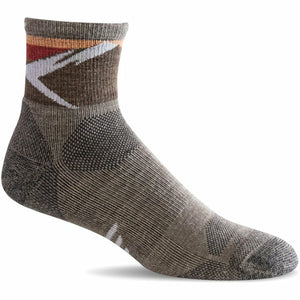 Sockwell Men's Modern Mountain Quarter | Moderate Compression Socks, Style #SW80M