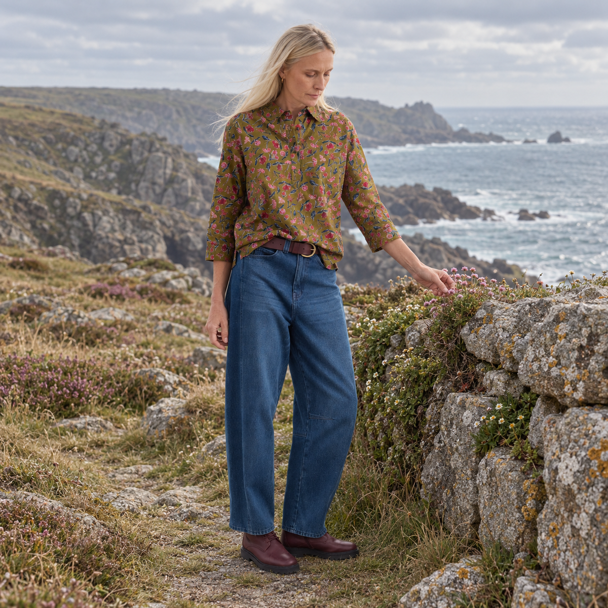 Seasalt Cornwall St Keverne Yarn-Dyed Shirt