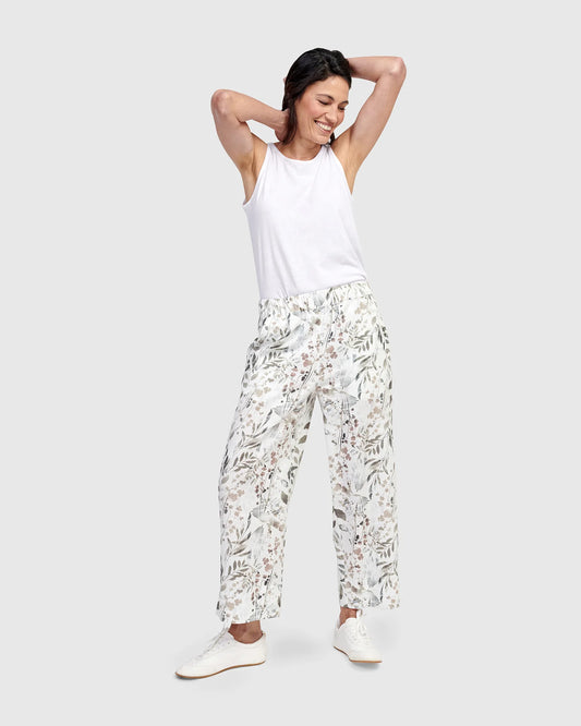 Alembika Flora Linen Pants, Style #RP259F