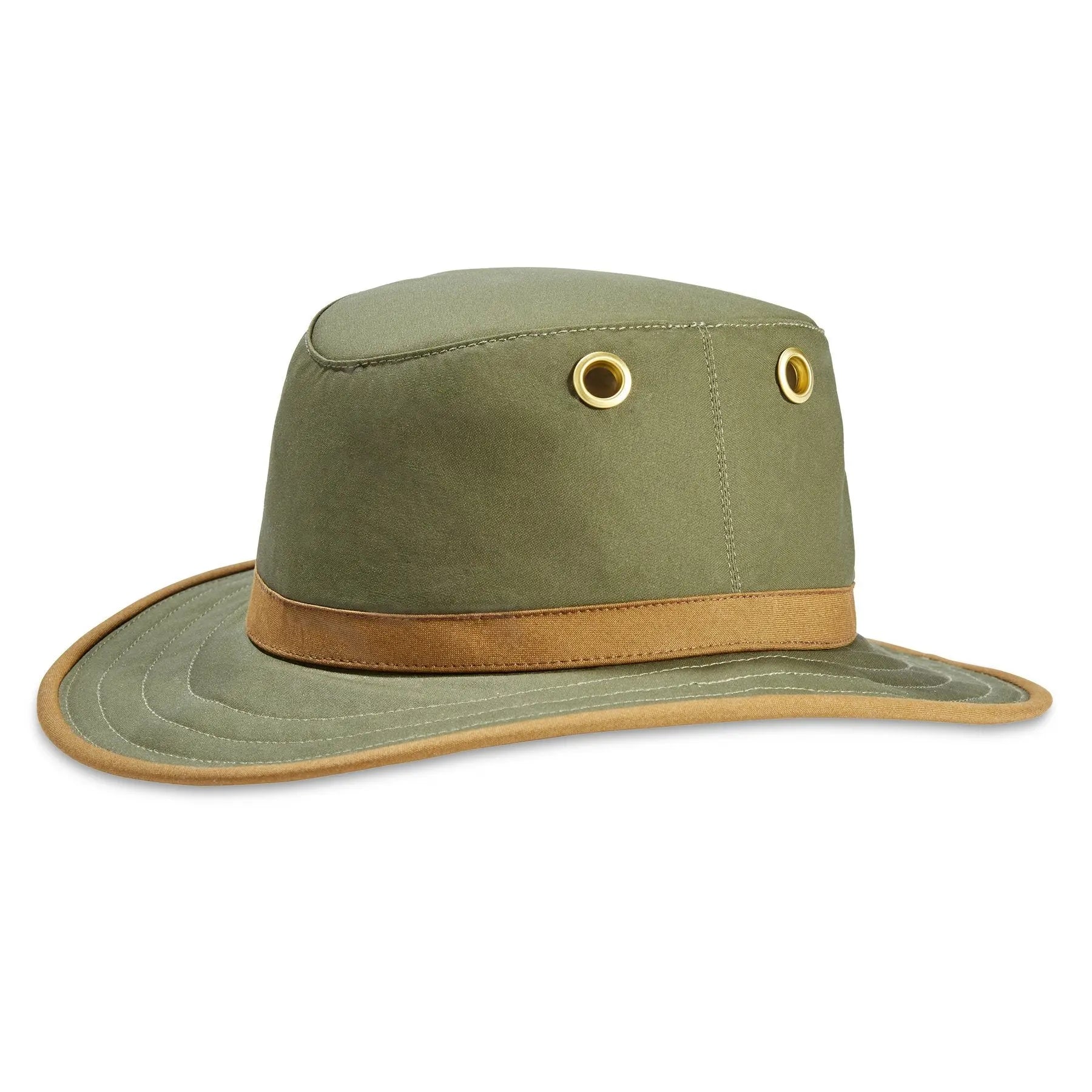 Chapeau Tilley Endurables Coton Kaki – Taille 7 1/8, Large Bord, Fabriqué Au Canada
